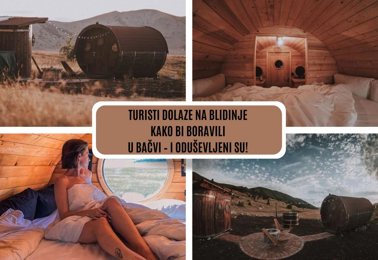 FOTO | Turisti dolaze na Blidinje kako bi boravili u bačvi – i oduševljeni su!