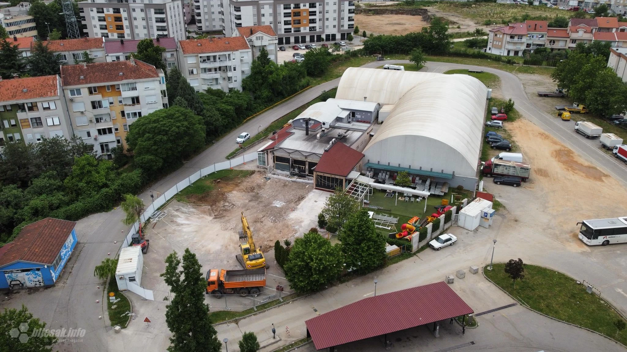 Pogledajte Karting Klub iz zraka