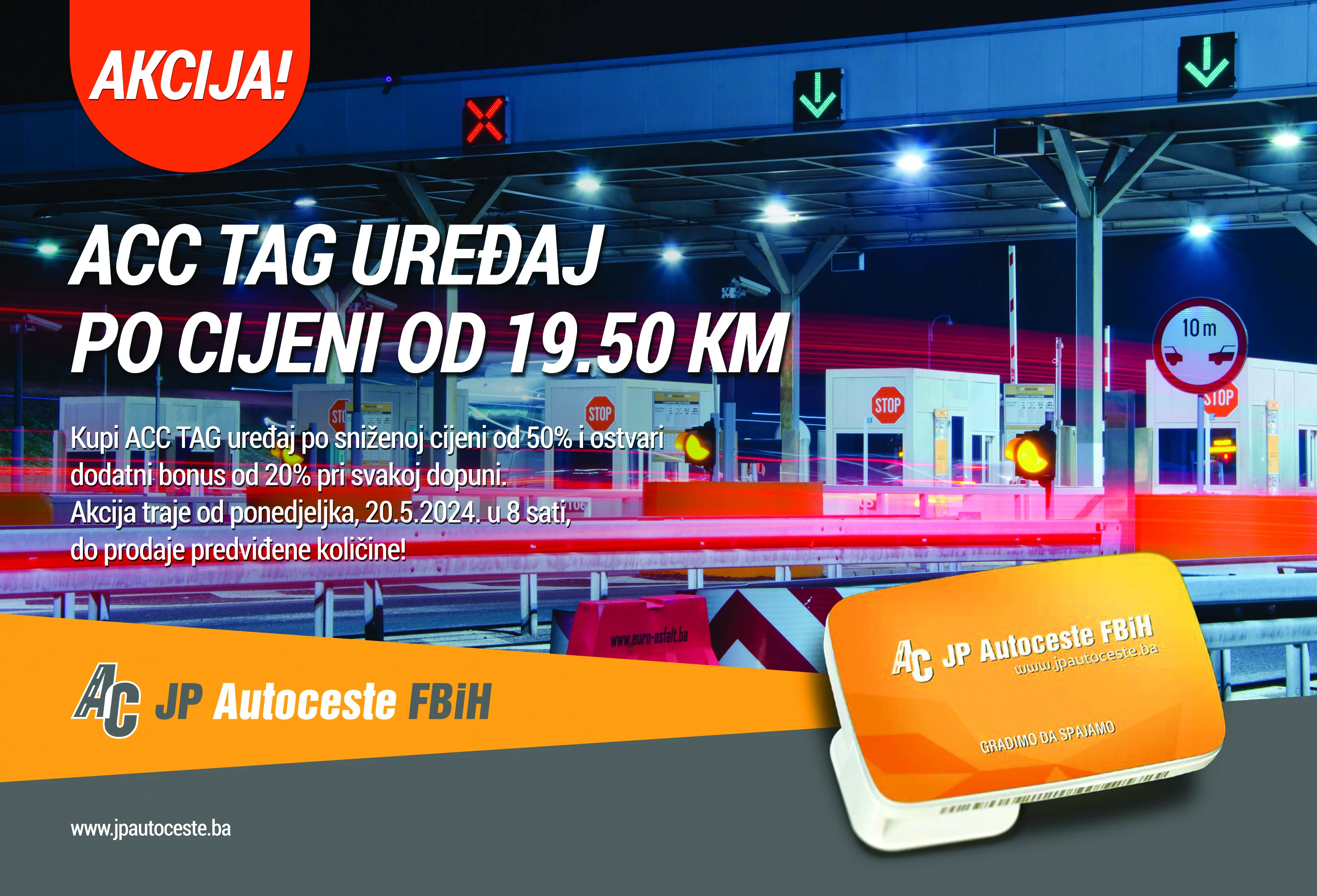 Akcija ACC TAG uređaja po cijeni od 19,50 KM!