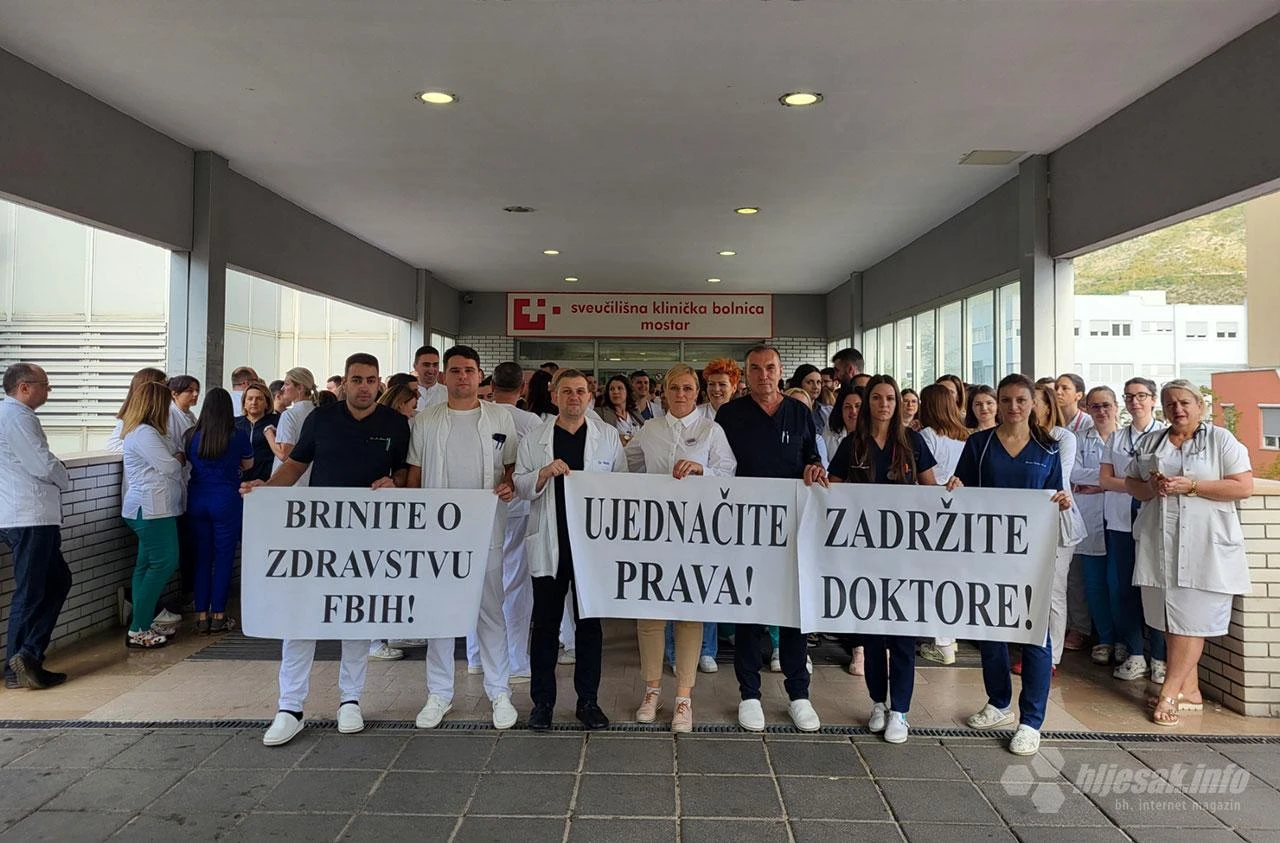 Traže se veće plaće | 7. svibnja štrajk upozorenja ispred SKB-a Mostar