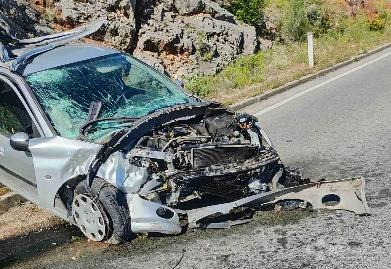 Teška prometna nesreća na Žovnici