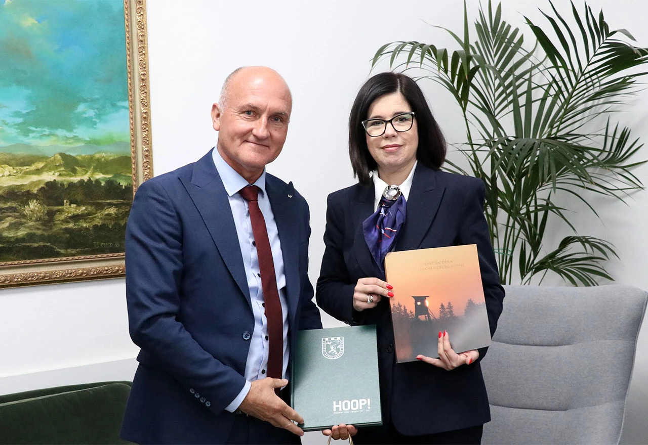 Marija Buhač s čelnicima Lovačkog saveza: "Savez je nezaobilazni čimbenik i pokretač pozitivnih procesa"