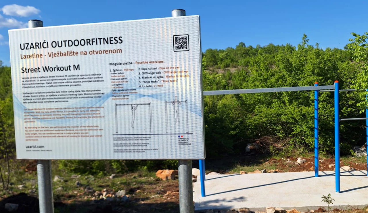 Uređen park za vježbanje na otvorenom u Uzarićima kod Širokog Brijega