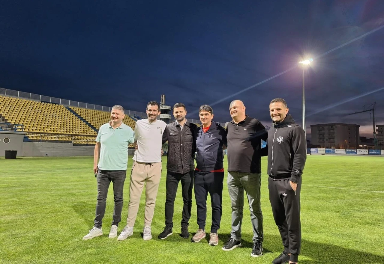 Dalić na stadionu Mokri Dolac: Dobrodošao u plavo-bijeli grad!