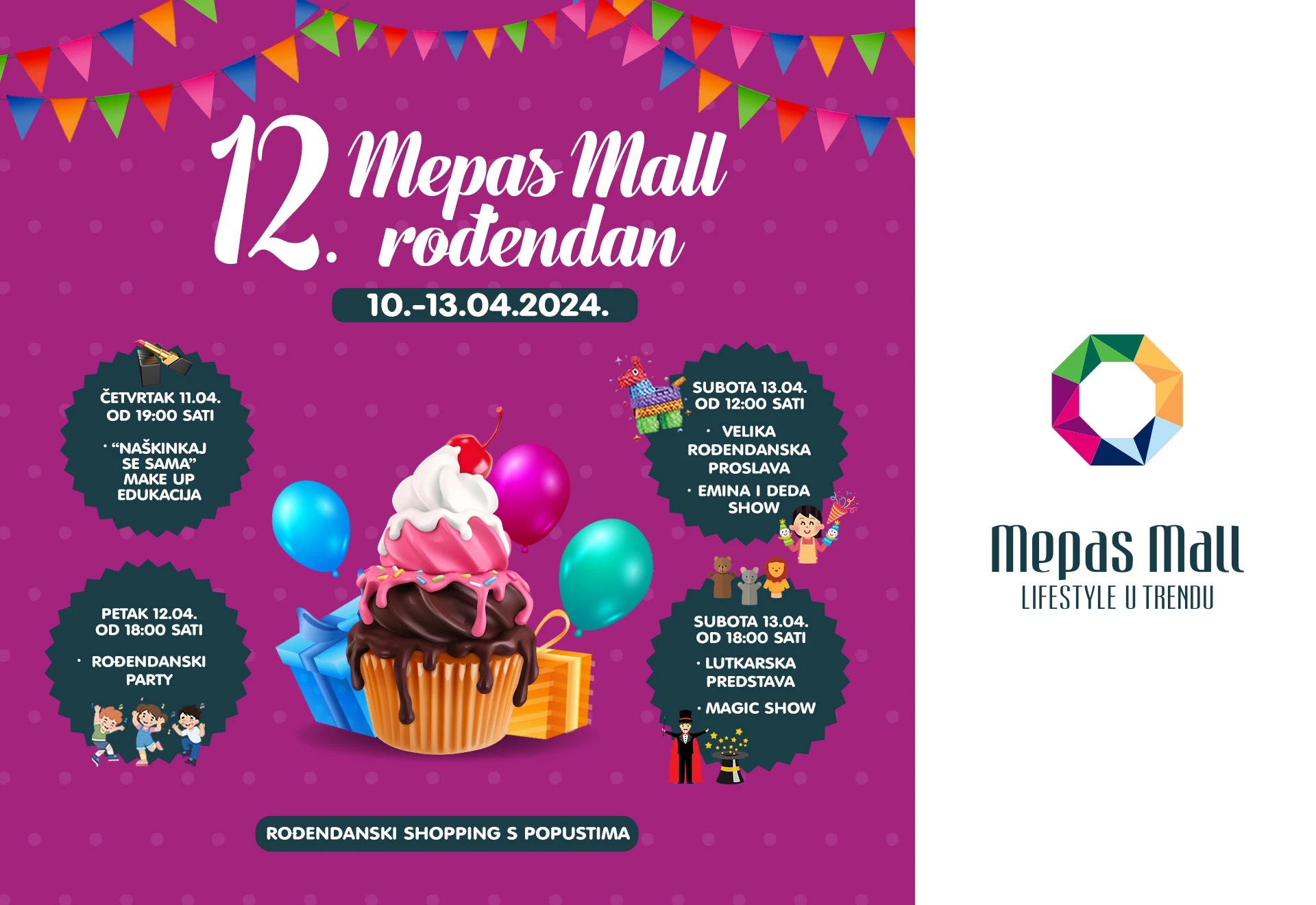 Mepas Mall slavi 12. rođendan