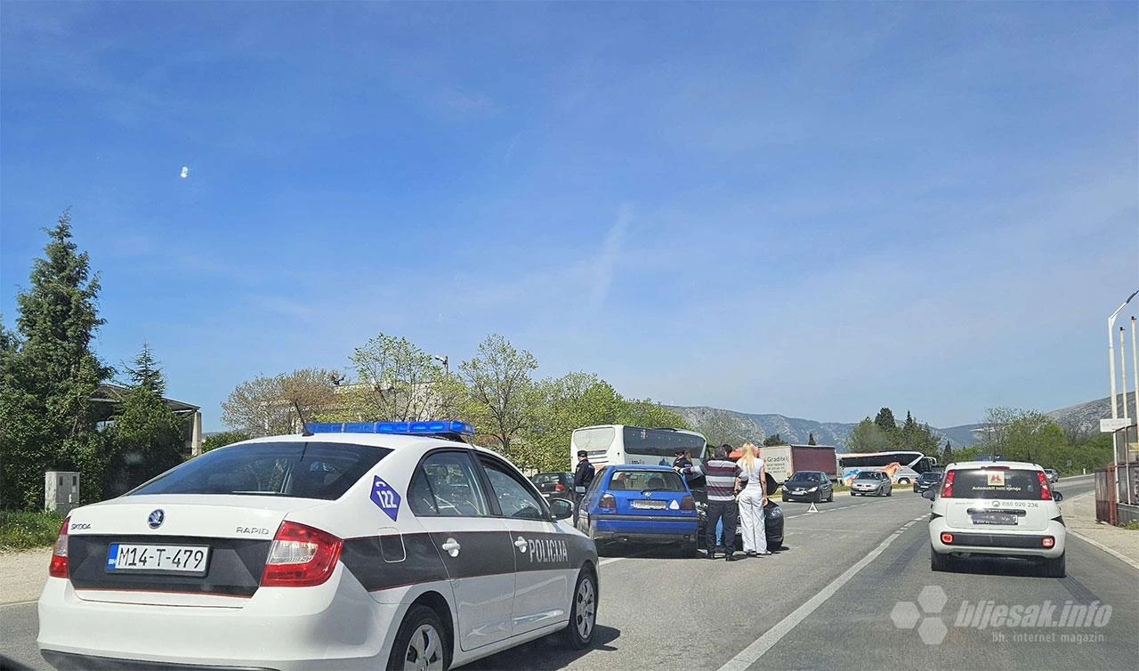 Mostar: Prometna nesreća u blizini Zračne luke Mostar