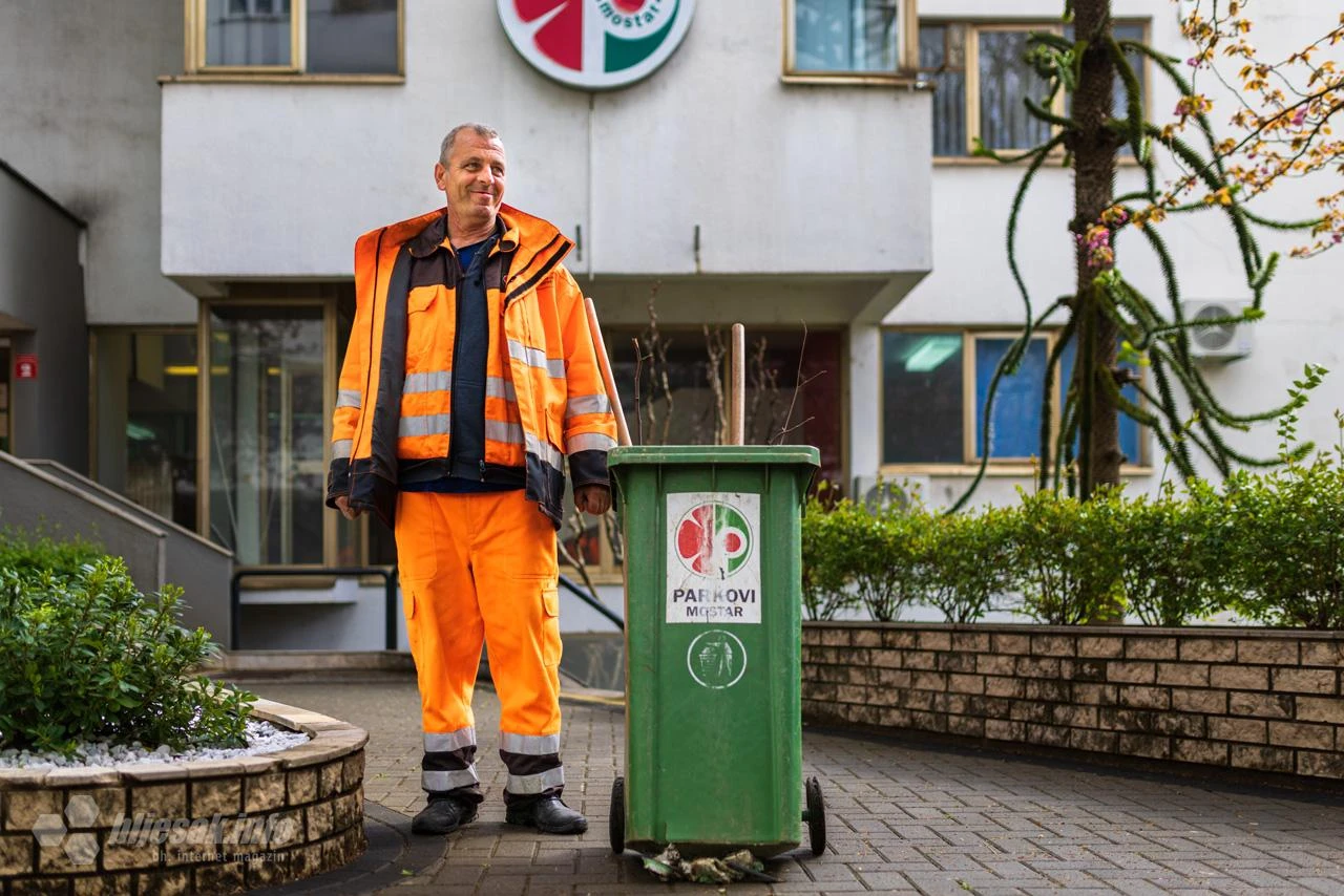 Njegov je dan udaran, a njegov san očišćen Mostar svaki dan
