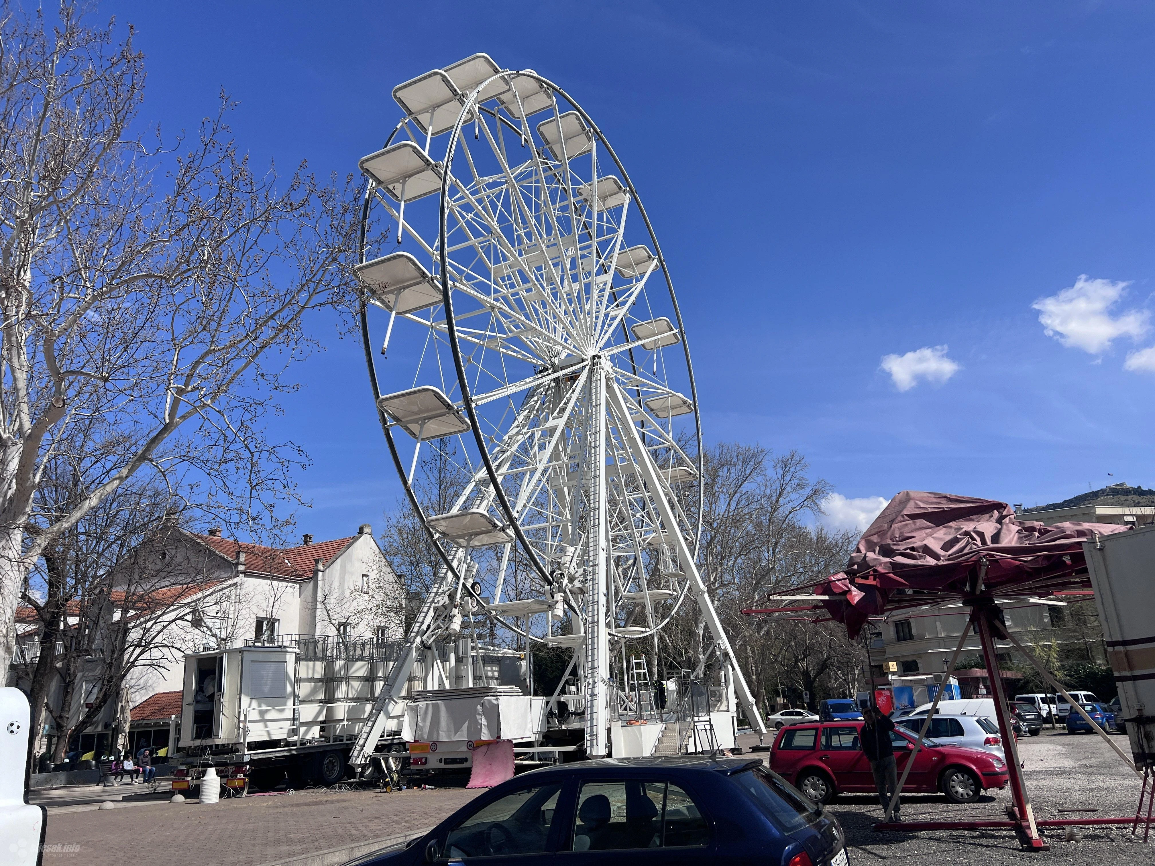 Mostar će uživati u spektaklu: Dolazi najveći panoramski kotač u Hercegovini!