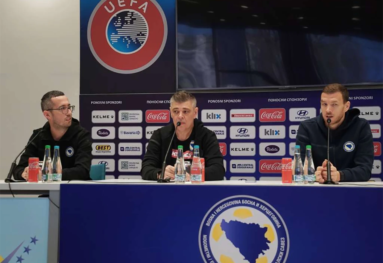 Džeko i Milošević optimisti pred Ukrajinu: Dati maksimum na terenu