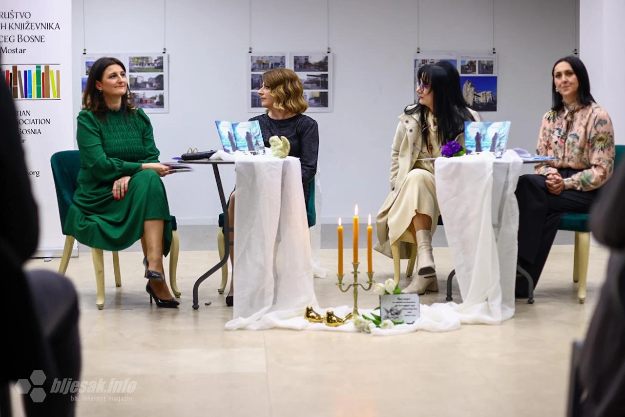 FOTO | Zbirka poezije "Osluškujući tišinu" Viktorije Bukovac predstavljena u Mostaru