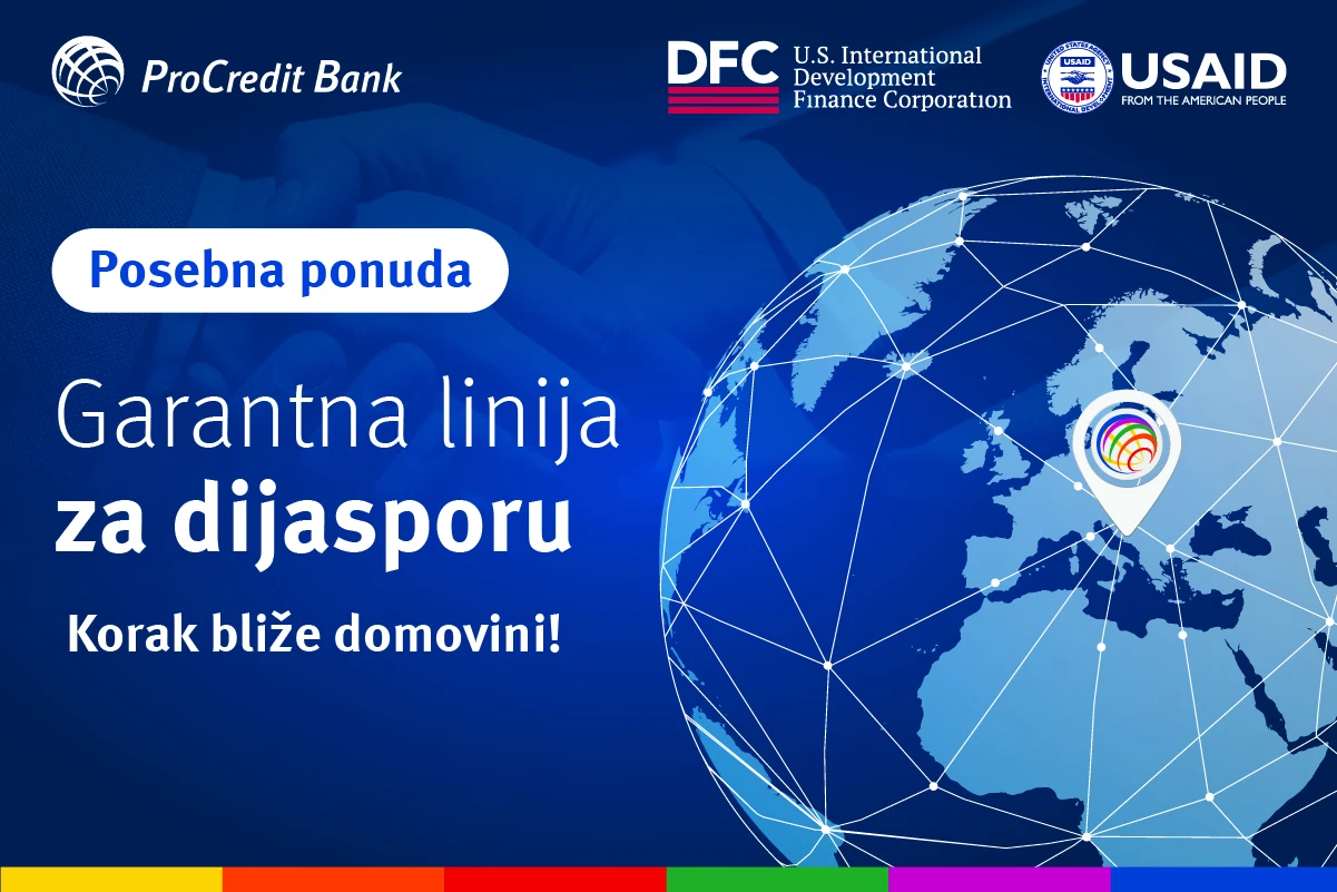 ProCredit Bank sa DFC osigurala garantnu liniju od 15 milijuna USD za podršku bh. dijaspori