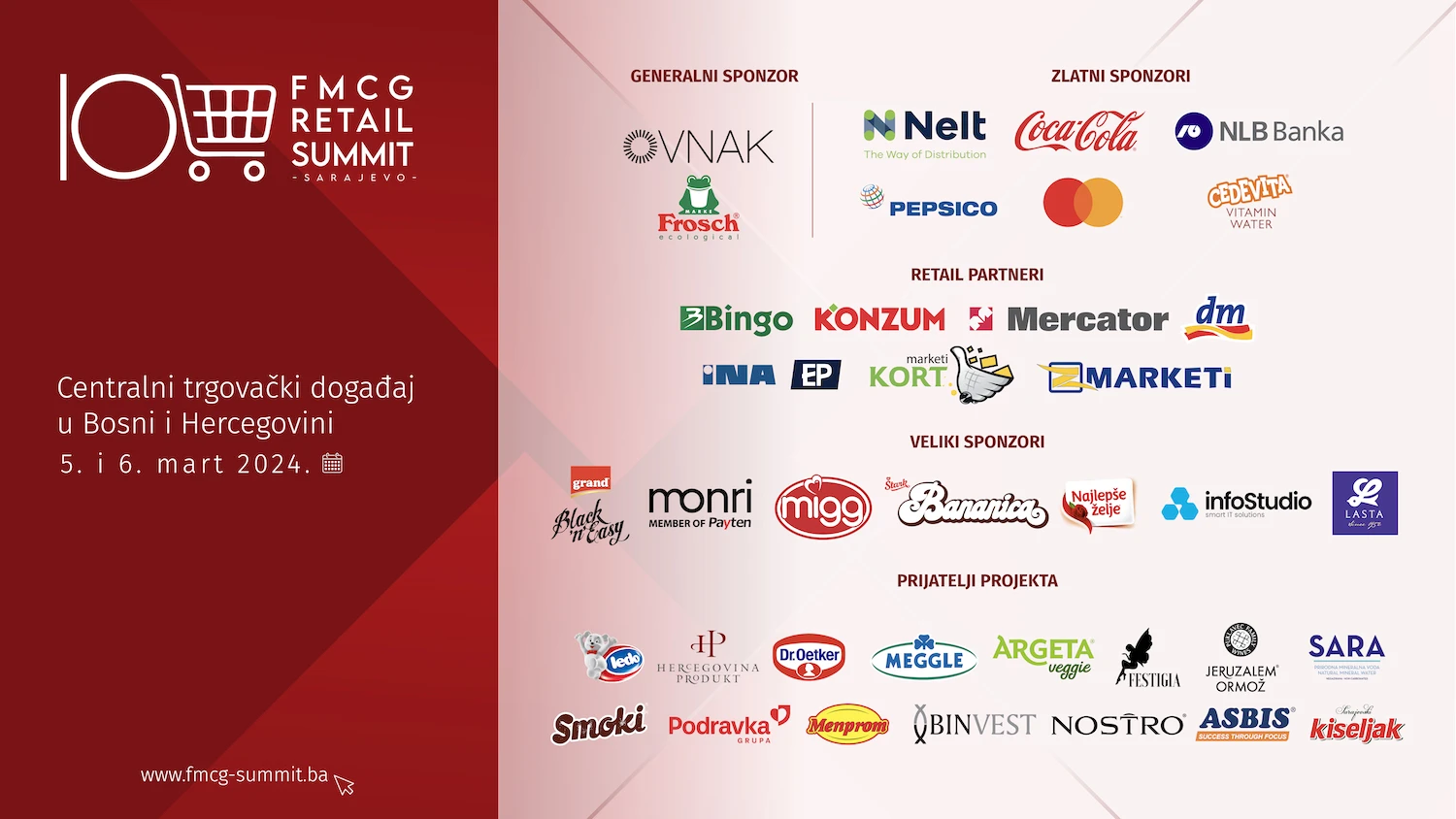10. FMCG Retail Summit: Ostalo je još malo vremena za prijavu!