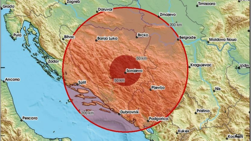 BiH pogodio potres - ''Kratko, ali jako''