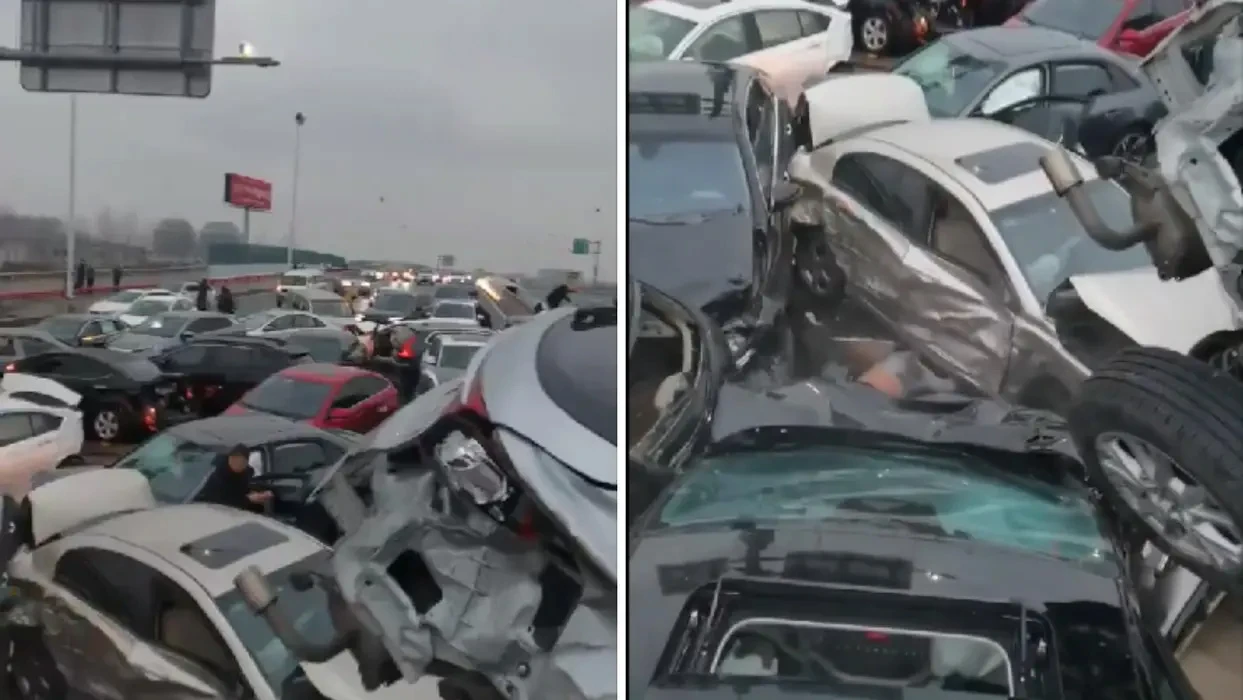 VIDEO | Više od 100 automobila sudjelovalo u dramatičnom lančanom sudaru u Kini