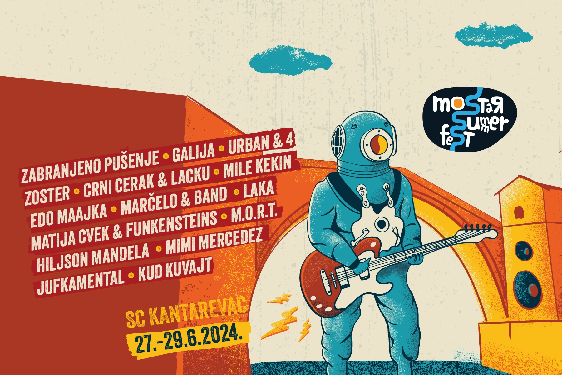 Mostar Summer Fest 2024 predstavio kompletan lineup, Super Early Birds ulaznice dostupne odmah!
