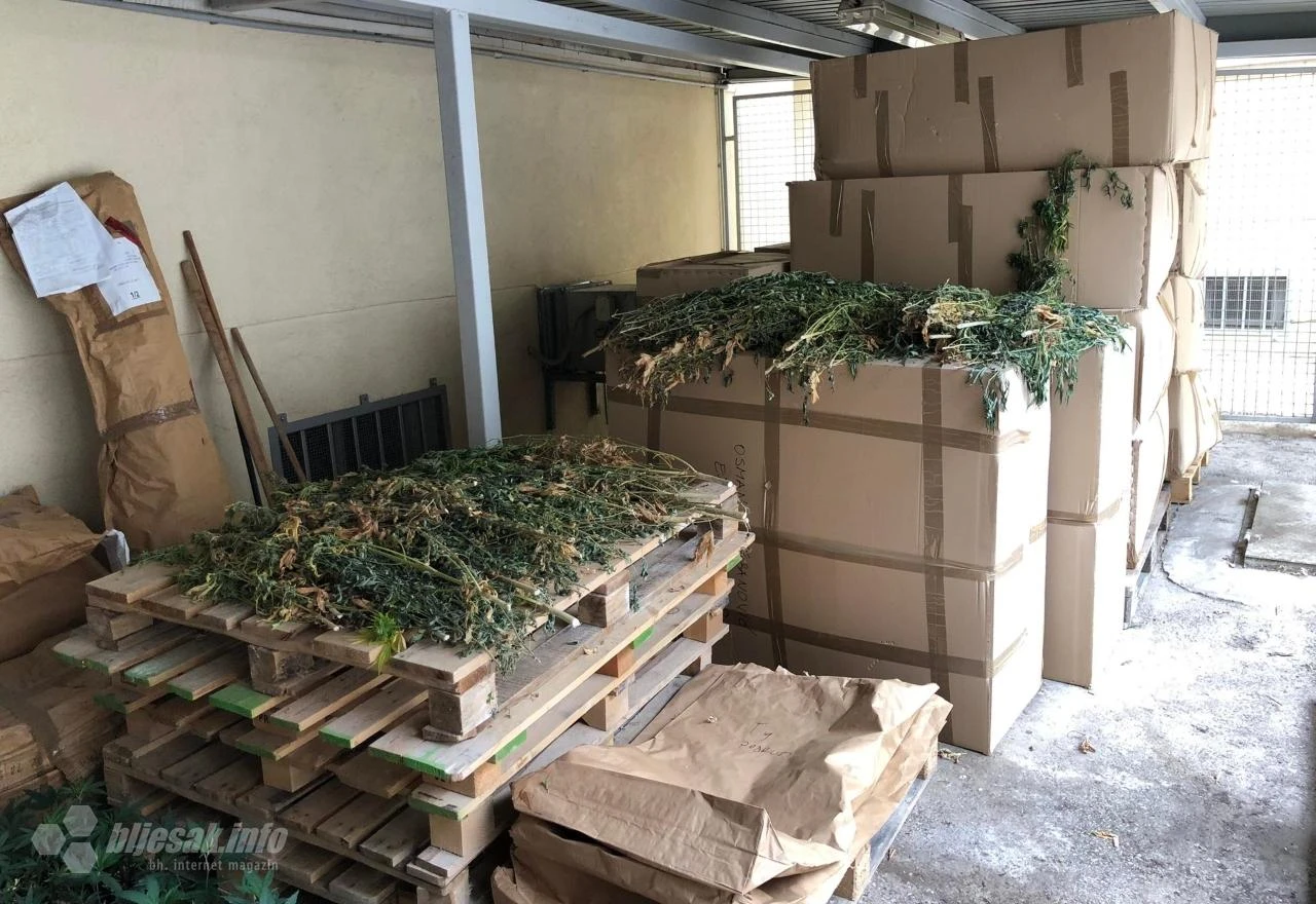Zapljena u HNŽ-u: 9 kg cannabisa, kilogram amfetamina, karabini, lovačke puške...