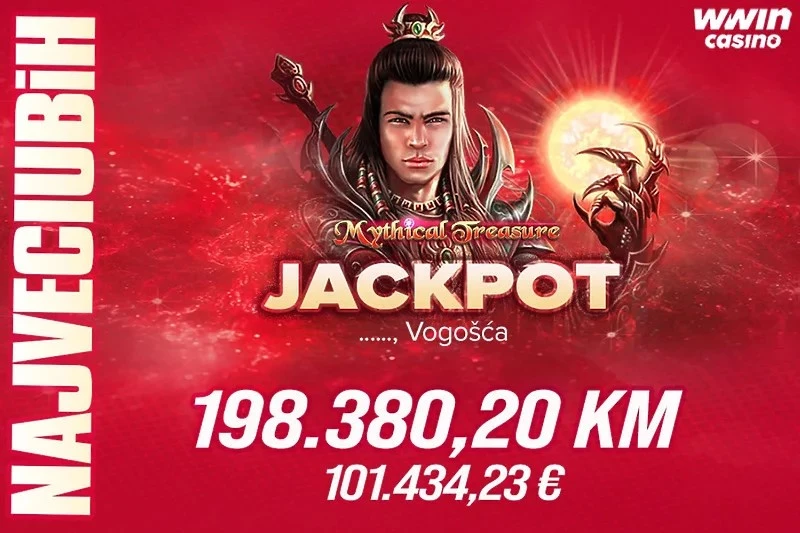 WWin ponovno obara rekorde: Igrač iz Vogošće osvojio najveći casino jackpot u BiH