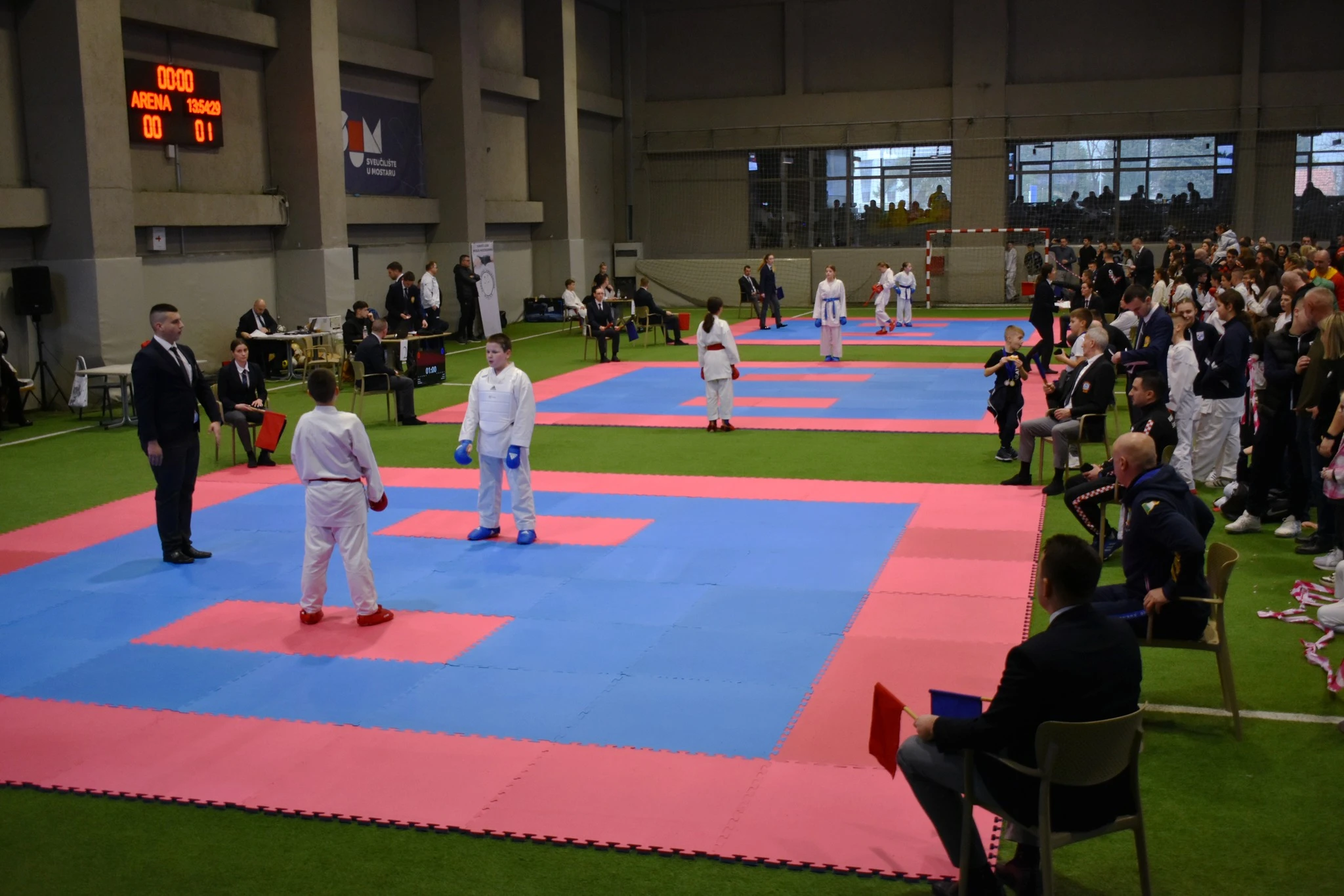 U Arena Sport Centru održano I. kolo karate lige Regije Hercegovina u 2024.