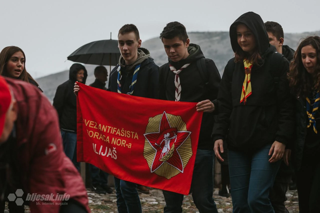 FOTO | Antifašisti obilježili 79. godišnjicu oslobođenja Mostara od fašizma
