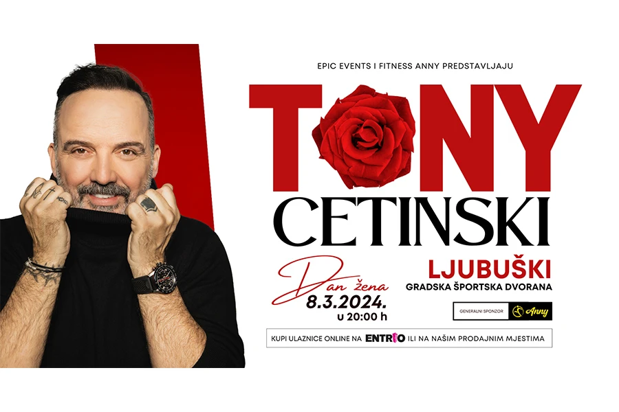 Tony Cetinski pred koncert u Ljubuškom: Pripremite glasnice i napunite energiju