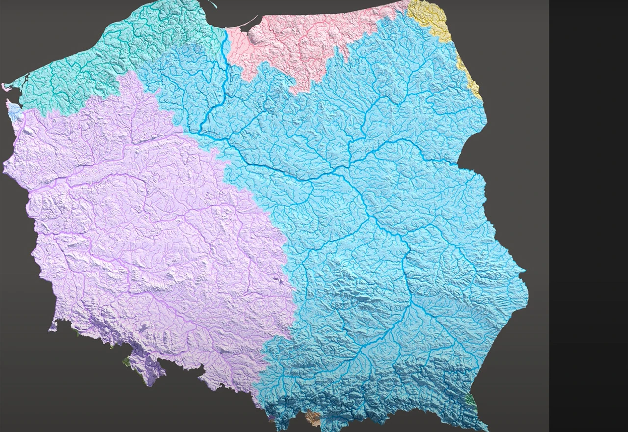 Zanimljiva 3D karta BiH koja prikazuje riječni sustav