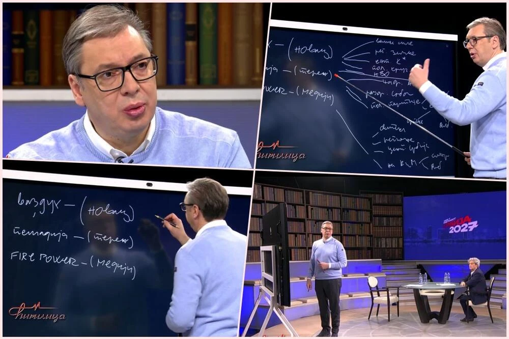 Vučić na ploči objasnio tko napada njega i Srbiju