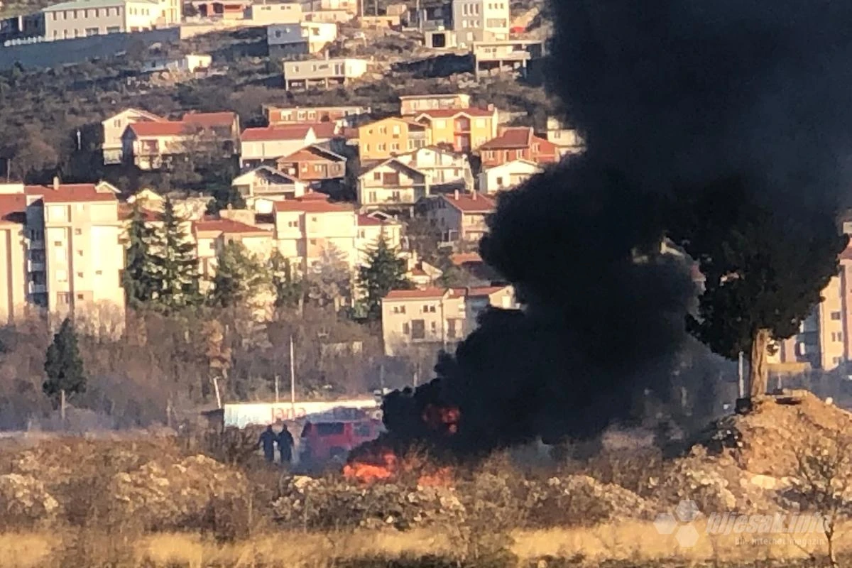 Mostar: Požar u Sjevernom logoru