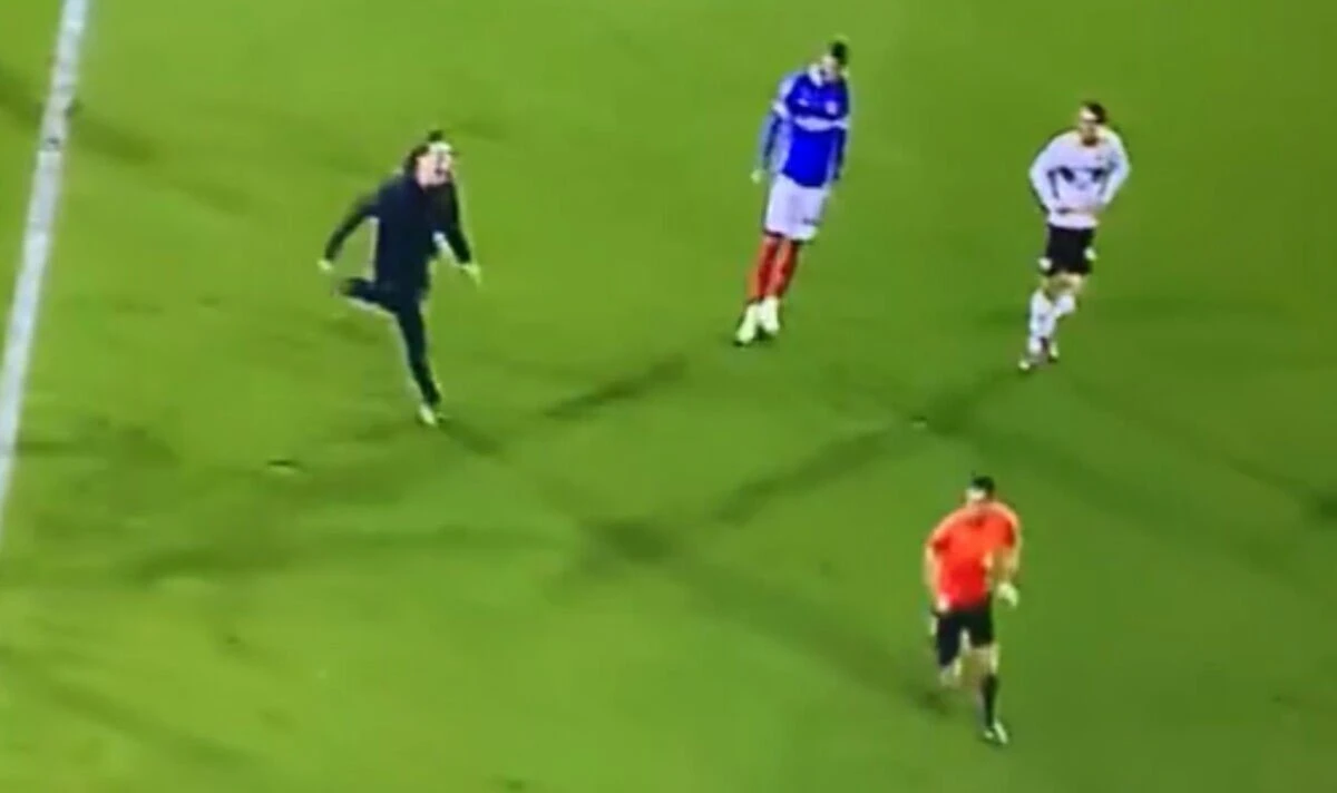 VIDEO I U Engleskoj navijač ganjao suca po terenu 