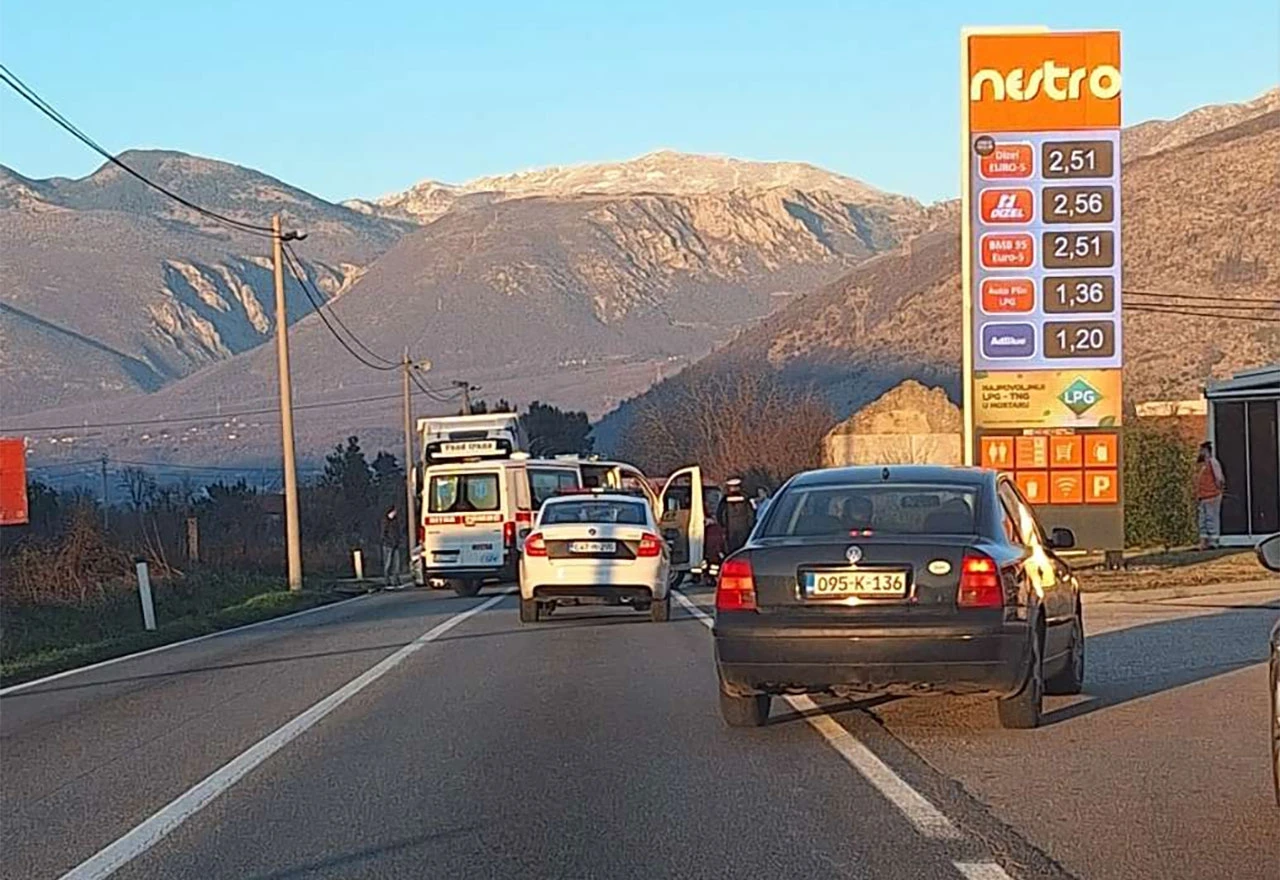 Prometna nesreća u Potocima: Dvije osobe ozlijeđene