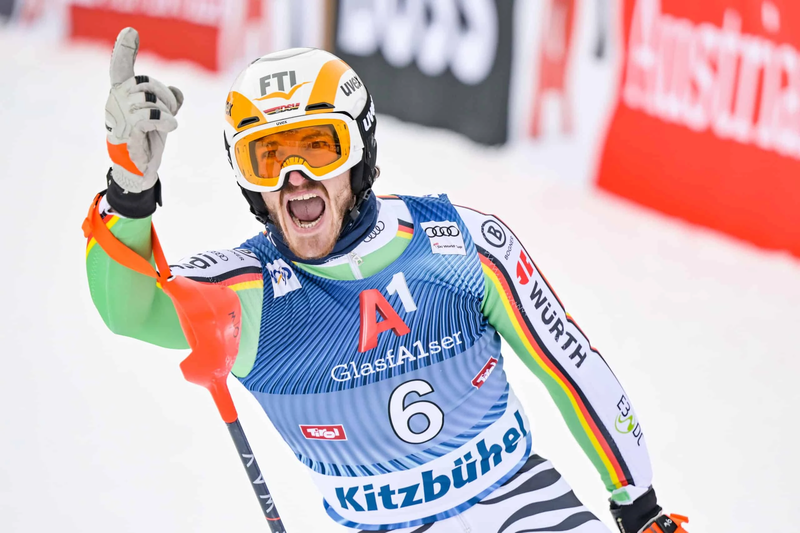 Linus Strasser slavio u Kitzbühelu
