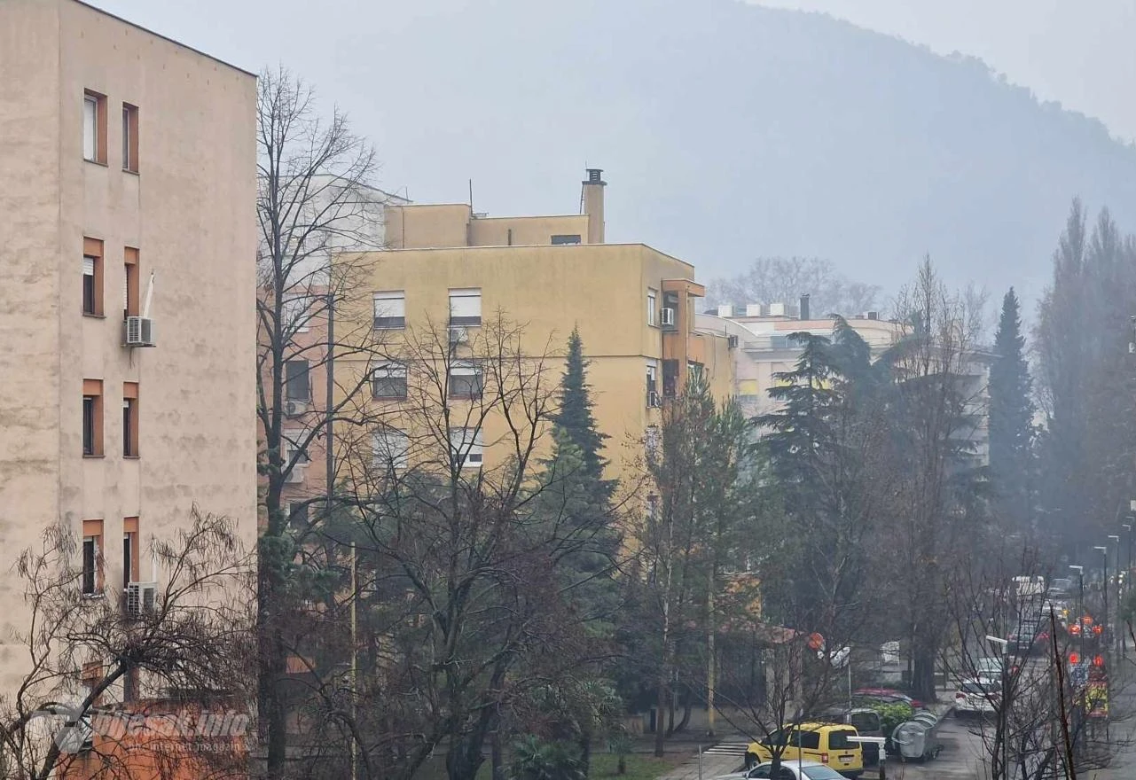 Zrak u Mostaru ponovno nezdrav