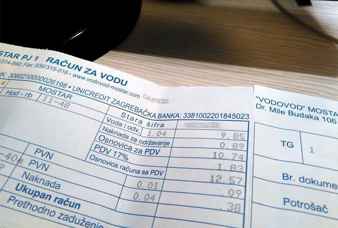 Vodovod Mostar - Računi za prosinac će kasniti