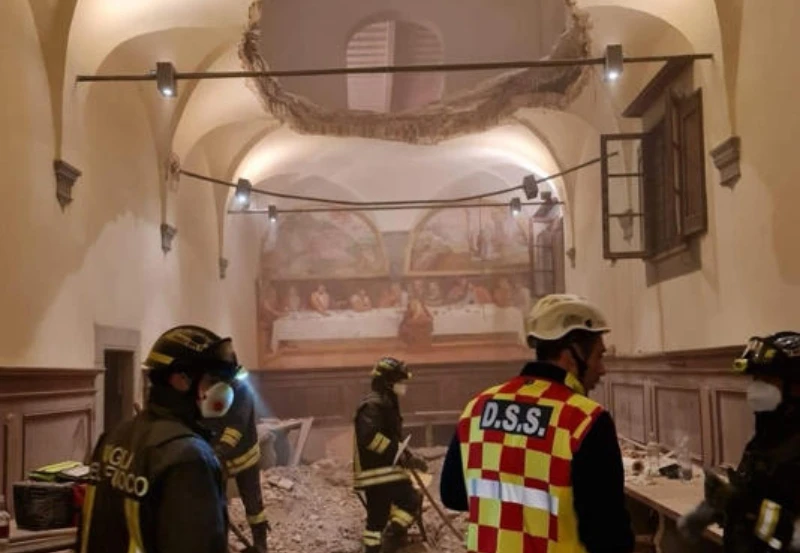 Italija: Urušio se strop samostana tijekom svadbene zabave