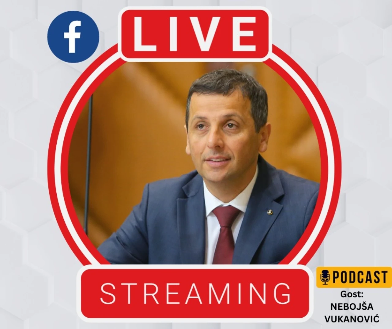 Bljesak LIVE: Obavijest o drugom terminu podcasta s Nebojšom Vukanovićem
