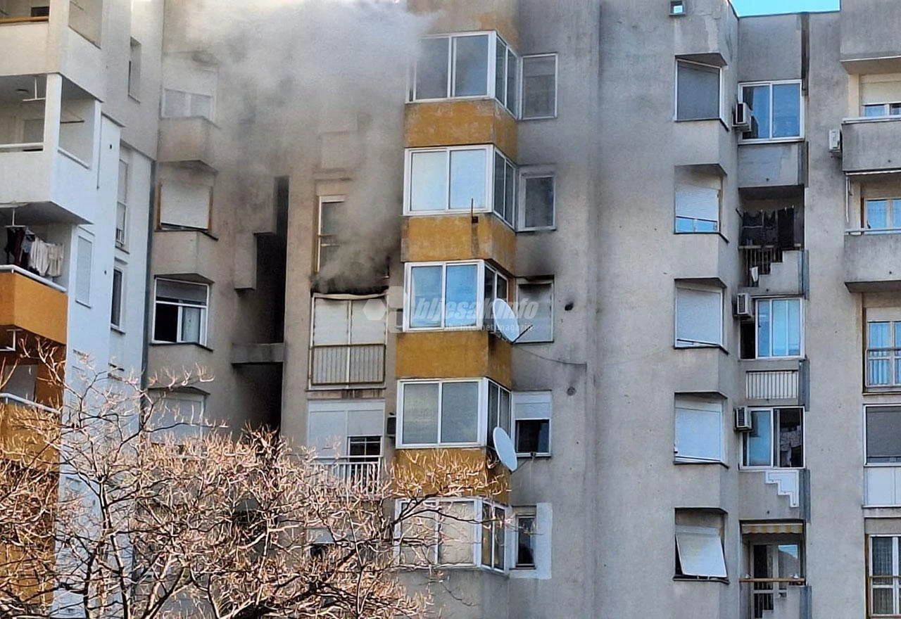 FOTO | Požar u stanu u Mostaru