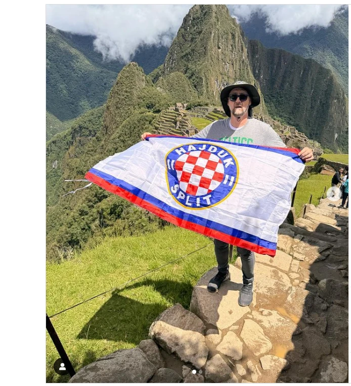 Na Machu Picchu osvanula Hajdukova zastava, raširio ju je legendarni Splićanin