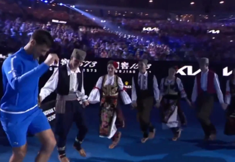 VIDEO | Đoković zaigrao kolo u Rod Laver Areni