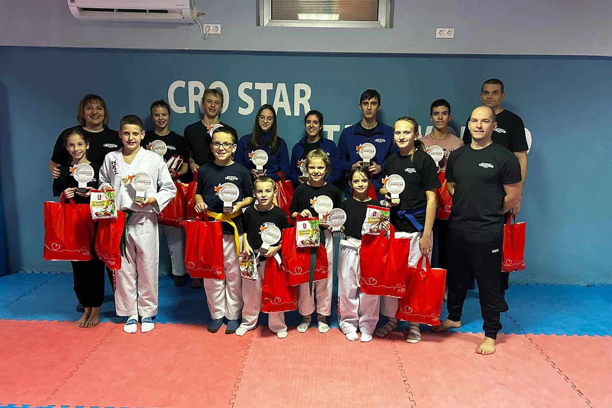 Nagrade i priznanja za najbolje članove Taekwondo kluba Cro Star