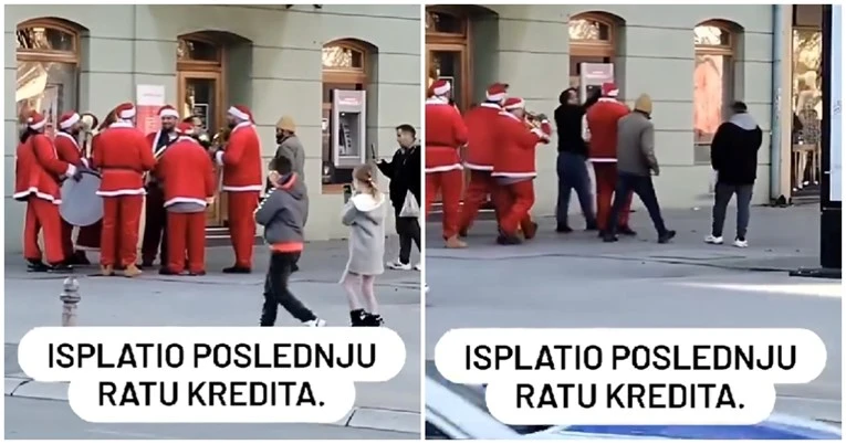 Otplatio posljednju ratu kredita pa pozvao trubače ispred banke
