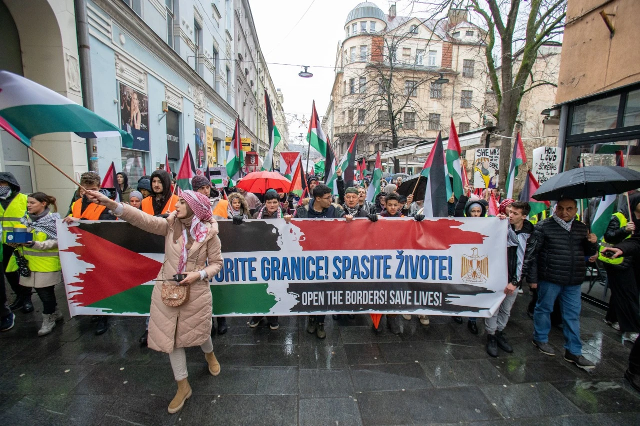 U Sarajevu skup podrške Palestincima u Gazi