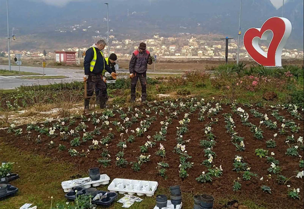 "Šminkanje" mostarskih zelenih površina