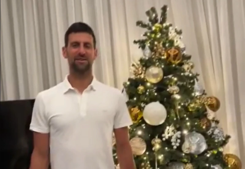 VIDEO | Đoković poslao snažnu božićnu poruku: ''Želim svijet mirniji od ovoga''