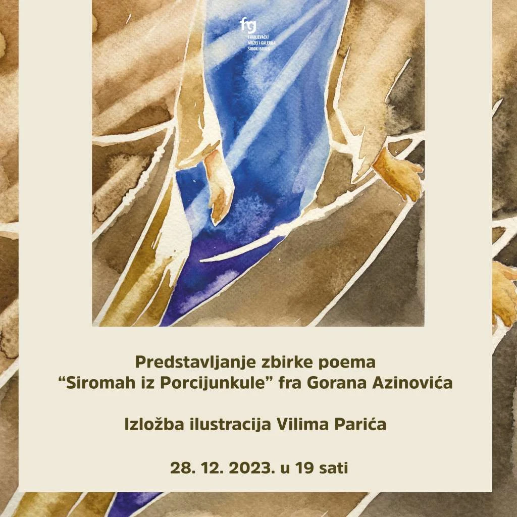 Predstavljanje zbirke poema 'Siromah iz Porcijunkule' i izložba ilustracija