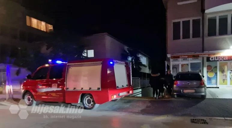 Vatrogasci u akciji u Ulici kneza Tvrtka