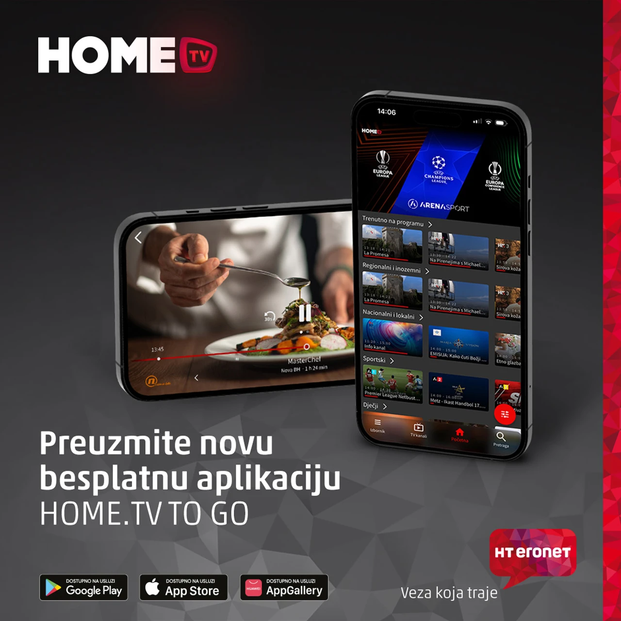 Nova HOME.TV mobilna aplikacija i besplatna HOME.TV videoteka