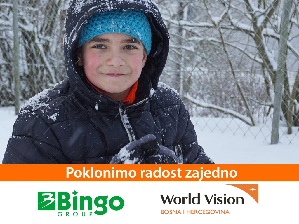 Bingo i World Vision BiH daruju novogodišnje paketiće za 700 ranjive djece u BiH