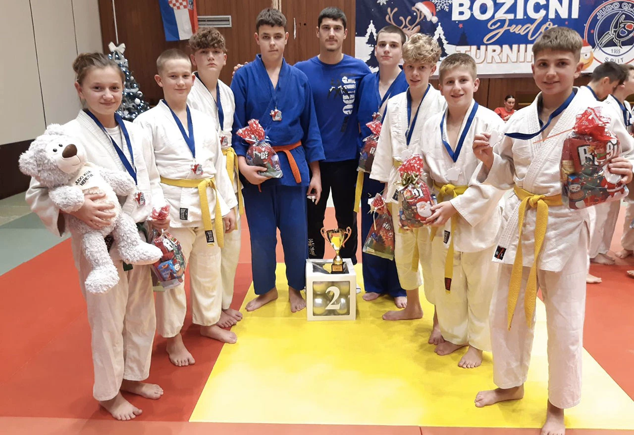 Mostarski galebovi viceprvaci Božićnog judo turnira u Splitu