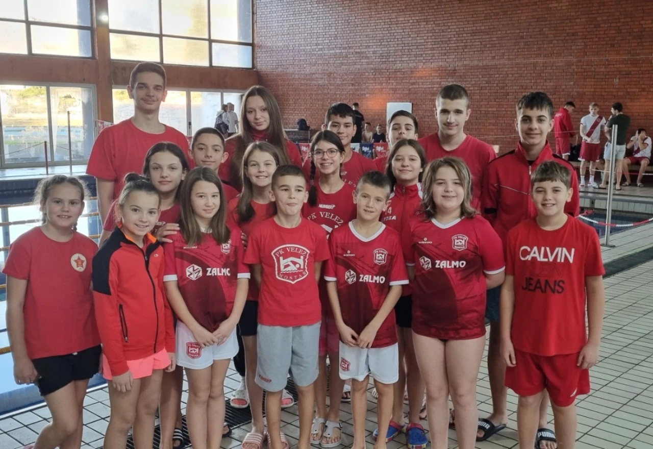 Plivački klub "Velež" osvojio 8 medalja 