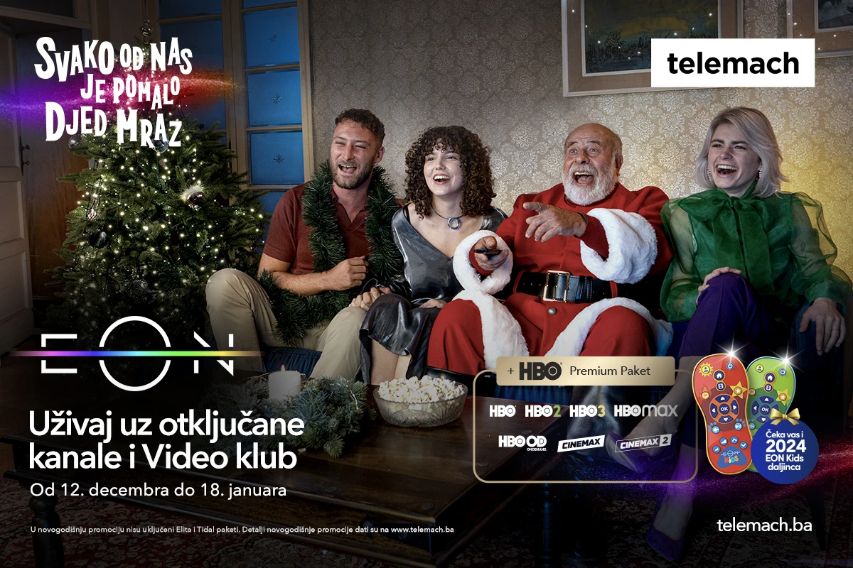 Telemach BH za vas otključava dodatne kanale, Video klub i HBO