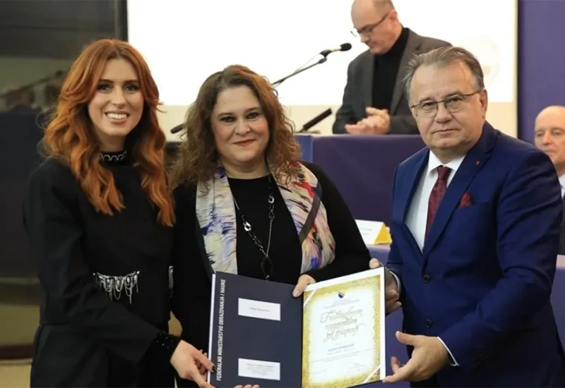 Sijani Demirović iz Mostara Federalna nagrada za znanost